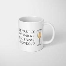 Secretly Wishing This Was Wine Alcohol Mug Funny Wine Lover Gift UK