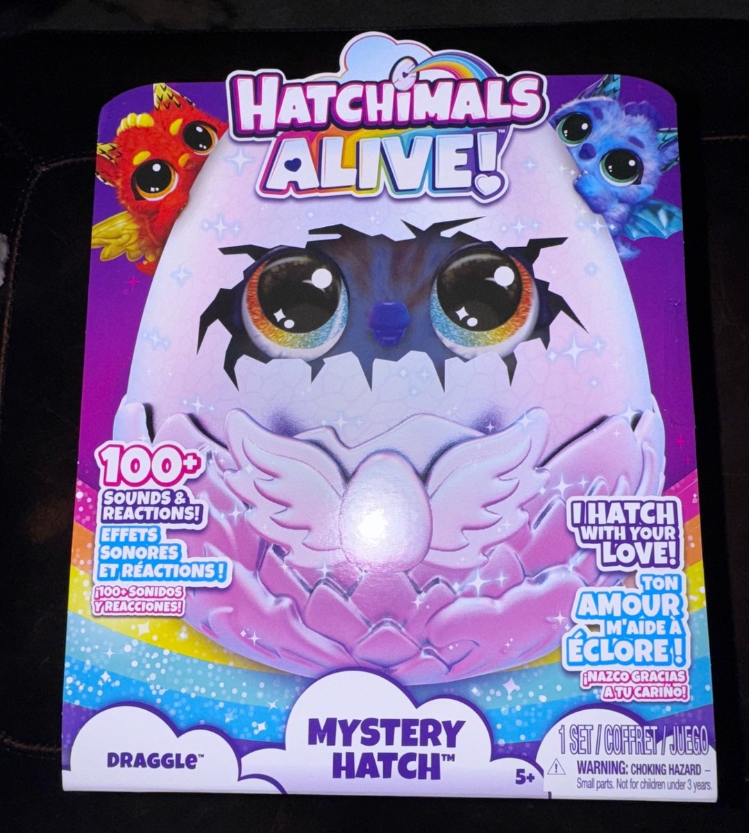 Spin Master Hatchimals Draggles Blue/Purple for sale online