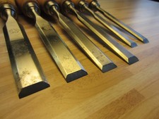 6 frisch geschärfte Stechbeitel von KIRSCHEN (Stemmeisen, Stecheisen)