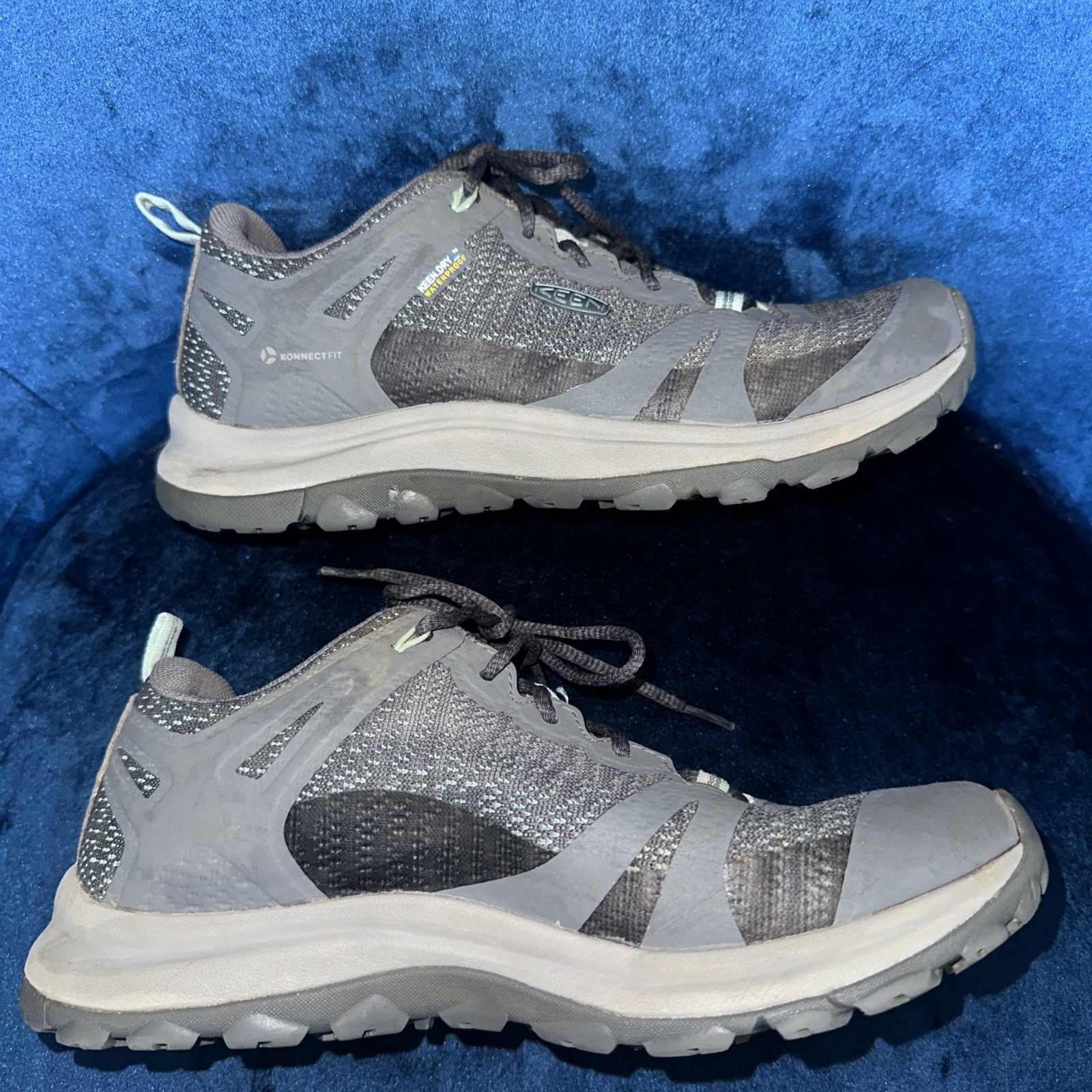 Scarpe basse Keen Terradora II donna taglia 7 grigie escursionismo trail sneaker 1022346