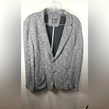 Strellson Men's Gray Space Dye Cotton Blazer Size Large