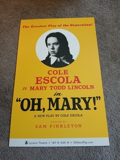 Oh Mary! 14x22 Broadway Windowcard