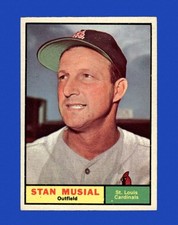 1961 Topps Set-Break #290 Stan Musial NM-MT OR BETTER *GMCARDS*