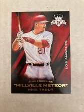 2015 Diamond Kings #17 Angels MIKE TROUT Also Known As MILLVILLE METEOR insert