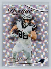 2023 Panini Prestige #42 Hayden Hurst   Hyper  Carolina Panthers