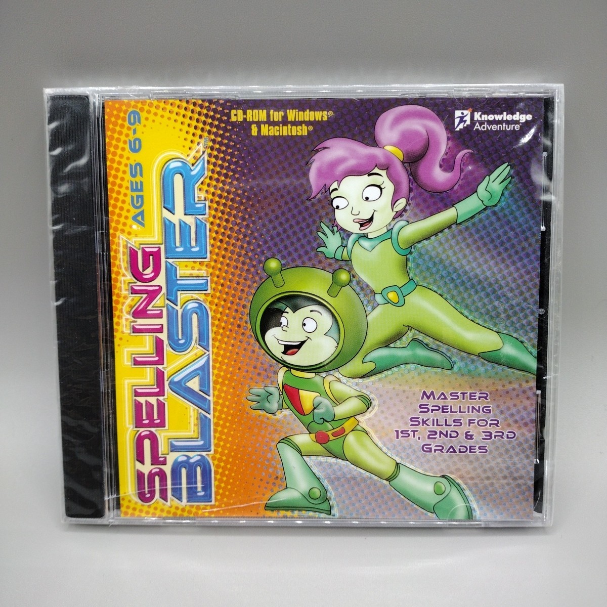 Spelling Blaster Ages 6-9 (PC CD-ROM/Mac, 2007) Knowledge Adventure Sealed New