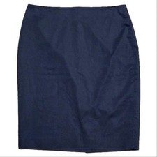 Ann Taylor Petite Pencil Skirt Women's Size 4p Black Career Business