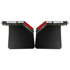 Pair Stainless Steel Angled Spring Loaded Mud Flap Hanger Bracket