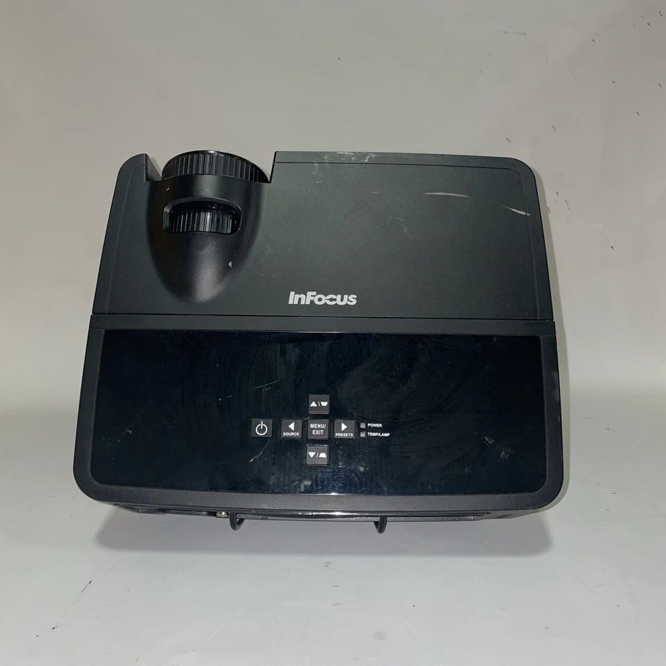InFocus IN114 DLP Multimedia Home Theater Projector Tested Functional Unknown LH - Image 2 of 4