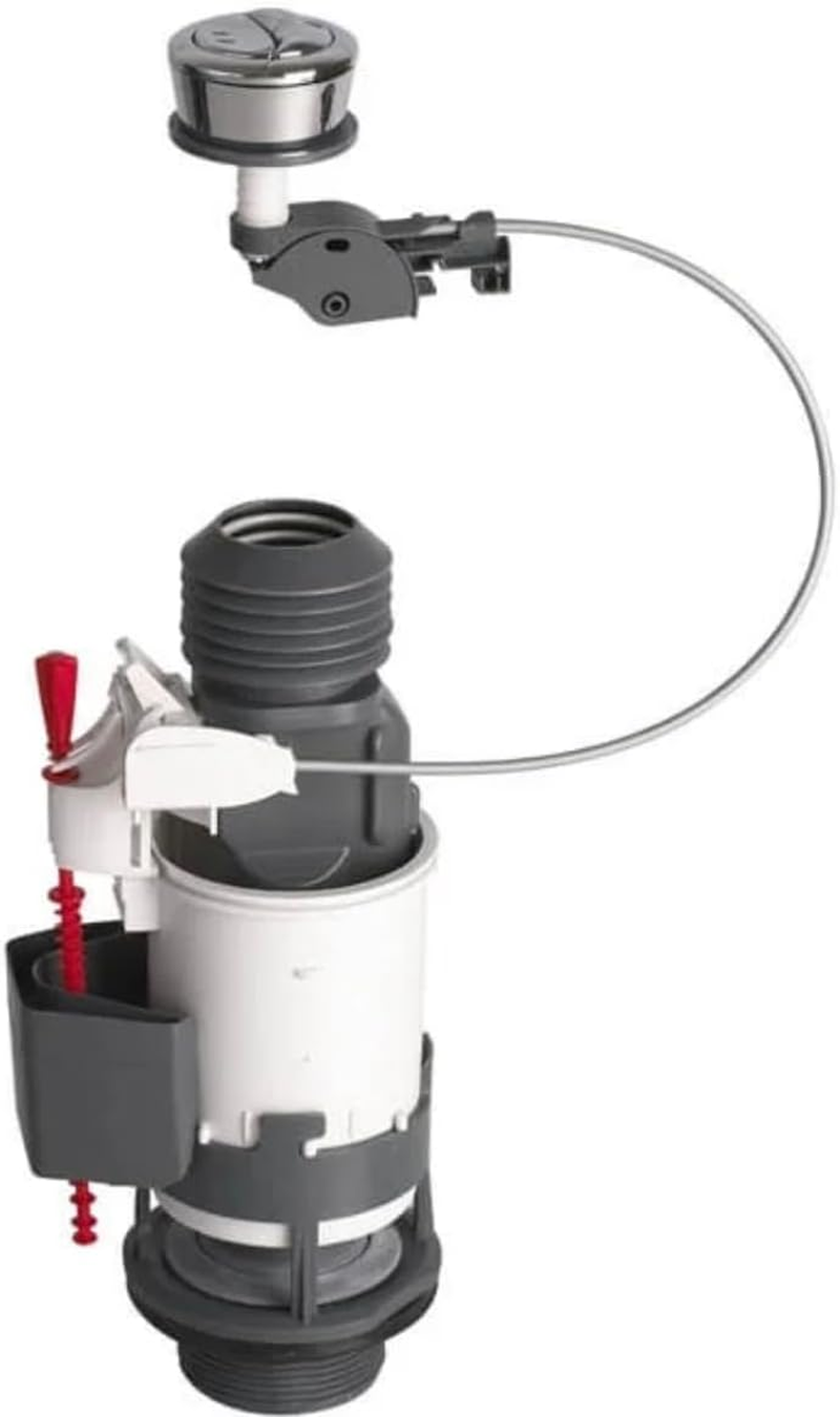 10120446 Jolly Dual Flush Cistern Valve - Multicoloured, Dual Flush Mechanism