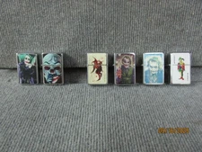 Lot of 6 Joker Lighters Star Victor