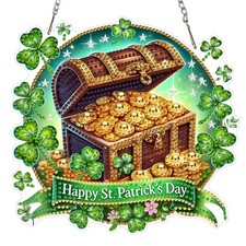 Clover Diamond Art Hanging Kit for Adults, DIY Double Sided Diamond Painting Han