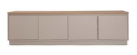 Beiger LuxuriöSer Tv-Schrank Kommode Aus Holz Tv-MöBel Moderner Stil