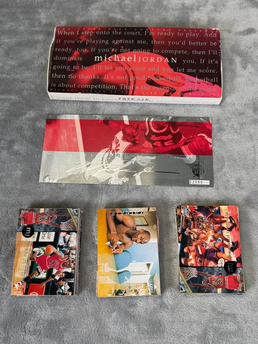 1994 Upper Deck Michael Jordan Rare Air Tribute Set Basketball