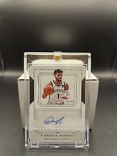 2017-18 Panini National Treasures Penmanship Autograph #PM-DRS D'Angelo Russell 
