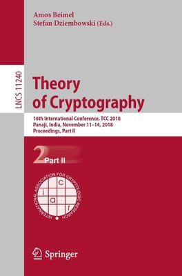 Theory of Cryptography Stefan Dziembowski