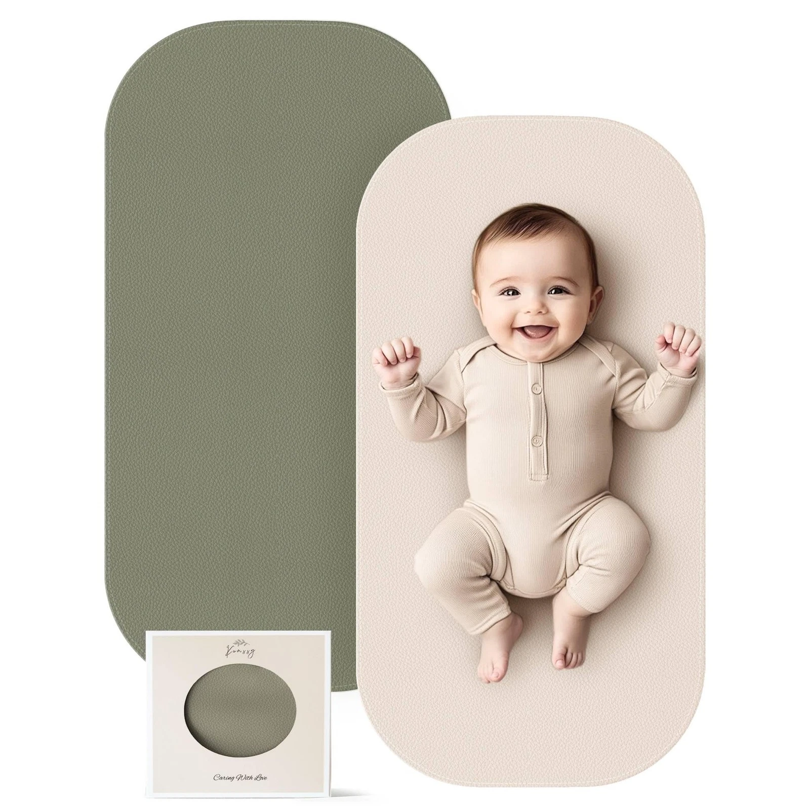 Faux Leather Baby Changing Mat, Waterproof, Wipeable & Portable Diaper Changi...
Opens in a new wind