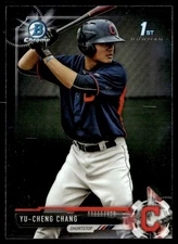 2017 Bowman Chrome Prospects Yu-Cheng Chang Cleveland Indians #BCP79