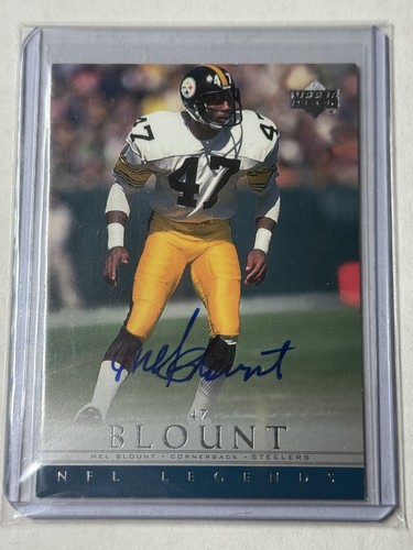 Mel Blount 2000 Upper Deck Legends Autographs card