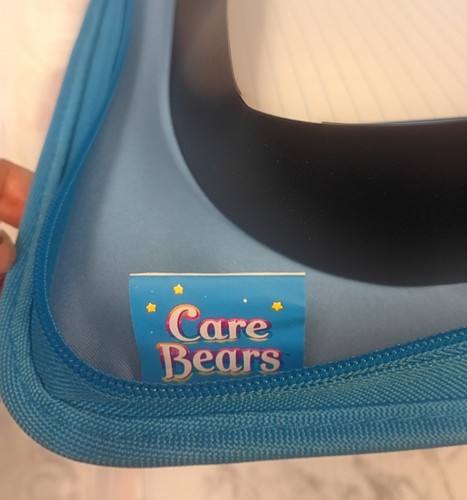 VTG Care Bears 3 Ring Binder Zipper Folder Large Blue Rainbow 14x12 2005 - Picture 5 of 10