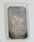 Vintage 1 oz. .999 Fine Silver Art Bar 200 Years of Independence