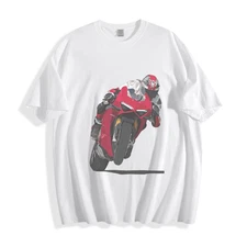 Red Racer T-Shirt - Dynamic Ducati Art Unisex Tee