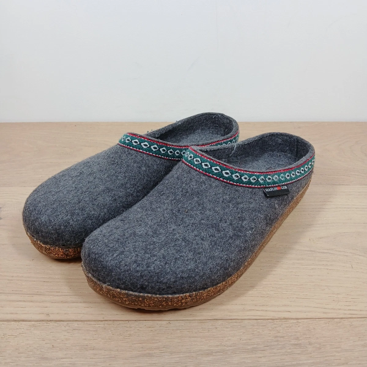 Haflinger Grizzly Franzl Anthracite Gray Wool Clogs Unisex Men\'s Sz 40 US Sz 7 HAFLINGER GRIZZLY FRANZL GZ 39/L 8 New! Anthracite FREE S&H  main image 2