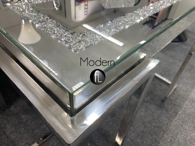 Mirrored console outlet table ebay