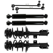 For 2011-2016 Hyundai Elantra Front Complete Struts Rear Shocks Sway Bar 6PCS