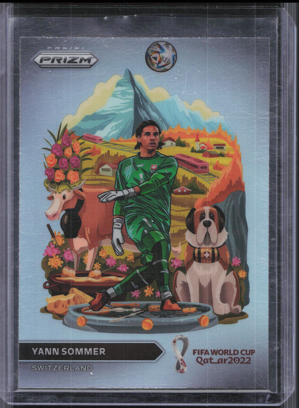 2022 Prizm World Cup Qatar #26 Yann Sommer National Landmarks