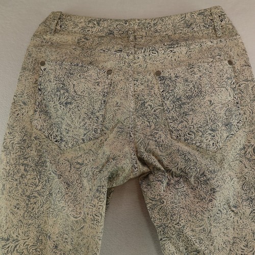 Peruvian Connection Pants Women 4 (28x30.5) Paisley Textured Cotton Hike Outdoor - Picture 13 of 14