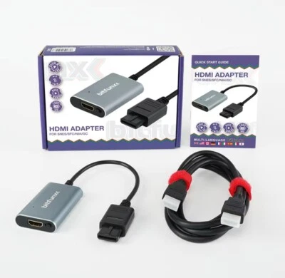 Bitfunx Nintendo N64 GameCube SNES HDMI Converter Image Video Enhanced Adapter
