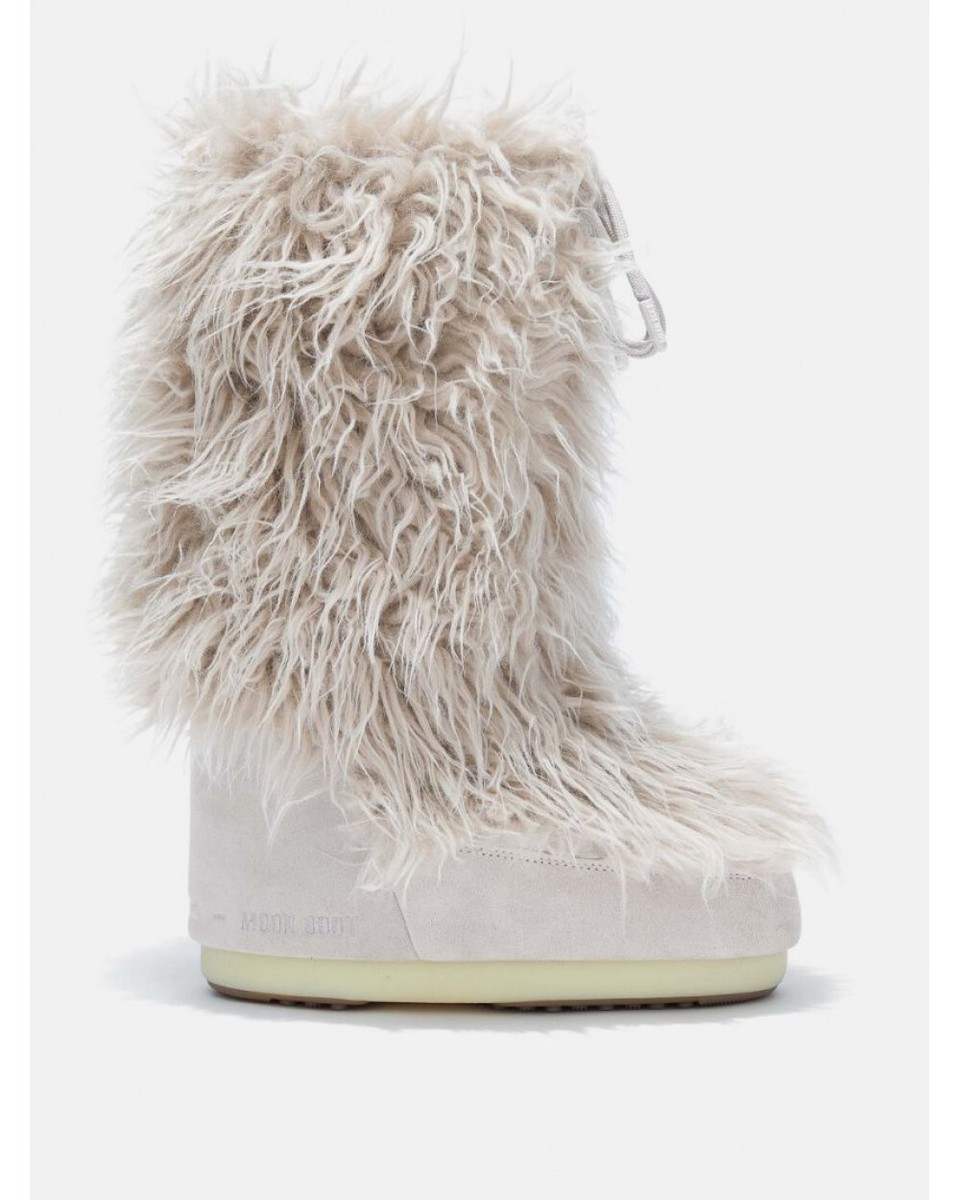 Moon Boot YETI PALE-PINK FAUX-FUR BOOTS 14027900002