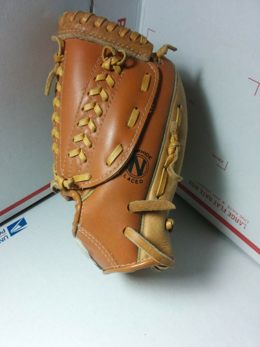 VTG NESCO 8040 COWHIDE LEATHER BASEBALL/SOFTBALL GLOVE DEEP SCOOP