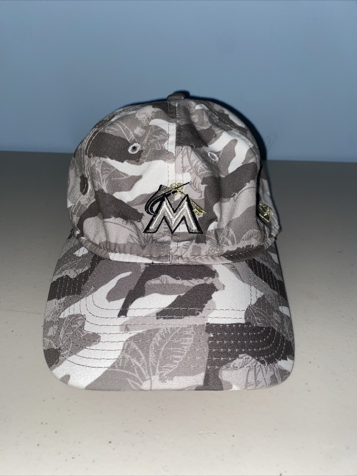 New Era Miami Marlins MLB Dj Khaled Collab Baseball Cap Dad Hat 9Twenty Camp
