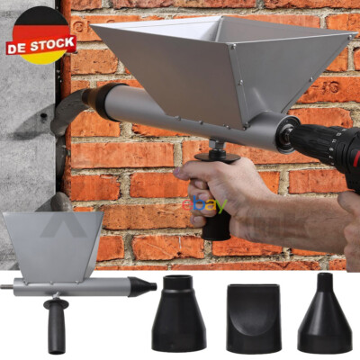 Zement Beton Sprayer Fugenpistole Mörtelpresse Tool Für Elektrisch Bohrmaschine~