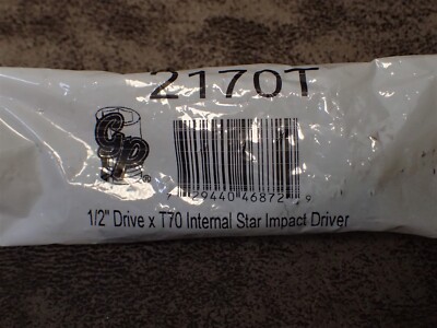 2170T Grey Pneumatic 1/2'' Drive x T70 Internal Star Impact Driver (BN59)