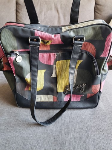 Vintage Roxy 90s Y2K bag Patent Vinyl case travel 90s Limited Edition Rare! - Picture 24 of 24