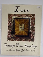 Carriage House Samplings “Love” Cross Stitch Pattern (L11G2B4)
