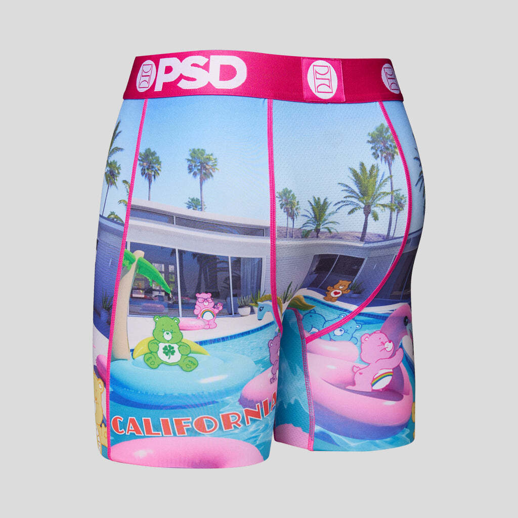 PSD Care Bearcation Bears Summer Pool Palm Tree Underwear Boxer