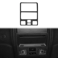 For Ford Mustang GT 24-25 Real Carbon Fiber Roof Reading Light Panel Cover Trim