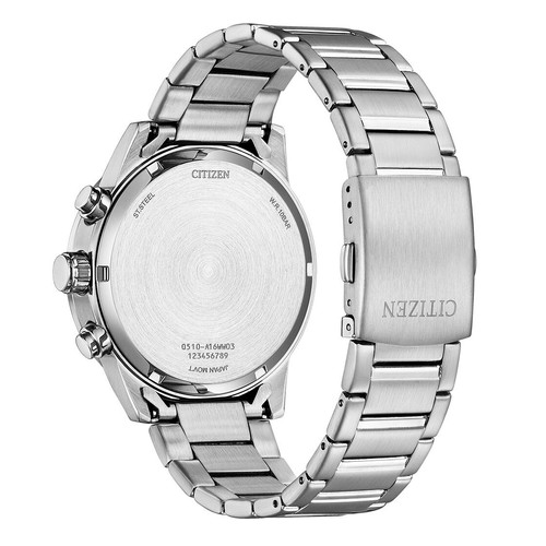 Citizen AN3681-57E Black Analog Chronograph Quartz Stainless Steel Men's Watch - Picture 6 of 6