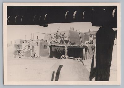 Taos Pueblo New Mexico USA 1964 - Weltkulturerbe Junge Siedlung Foto 1960er
