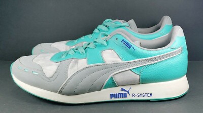 PUMA RS 100 DD BLUEISH GREEN/GREY #356709 03 RUNNING  display picture 1