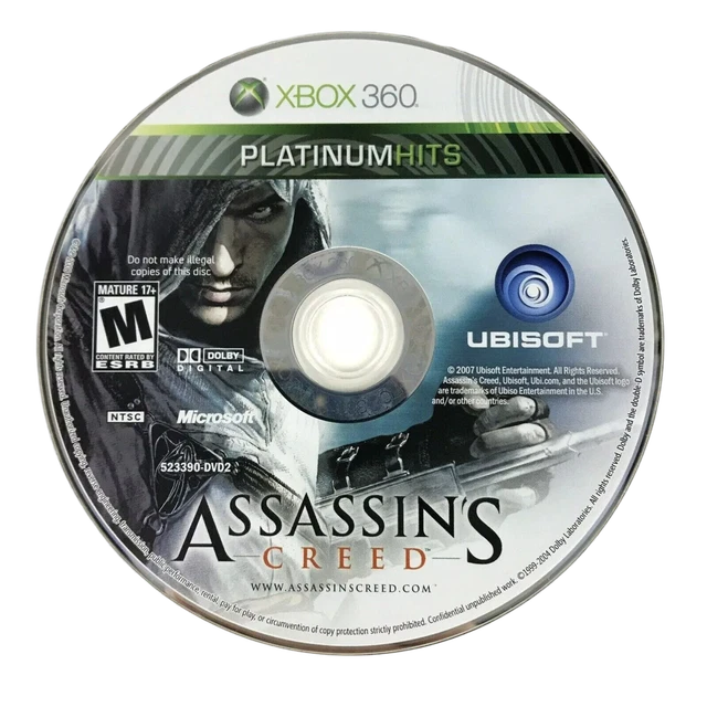 Assassin's Creed Microsoft Xbox 360 Video Games