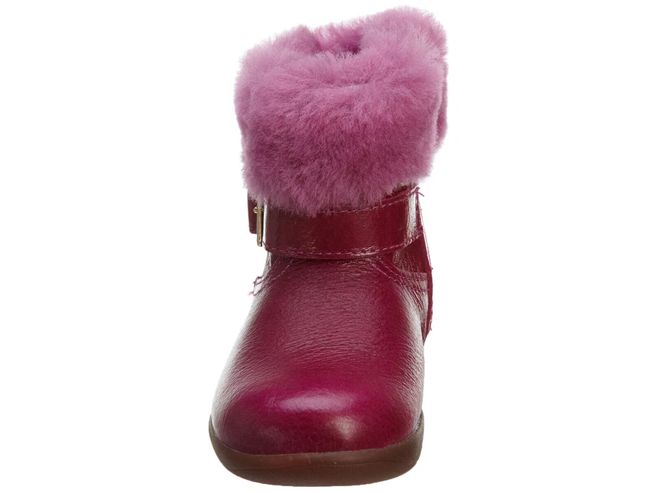 Niño pequeño UGG Australia Gemma charol 1005149T rosa 100% original nuevo Foto 4 de 4