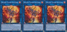 Carta Yu-Gi-Oh! Decode Talker Heatsoul - Quarter Century Secret Rare, RA01-EN048, 1ª Edición