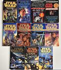 Star Wars Books Lot of 11 Mixed Authors and Titles Paperback X-wing Black Fleet