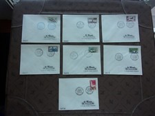 FRANCE - 7 enveloppes 1er jour 1959  (B45)