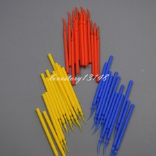 100Pcs Dental Integrated Plastic Long Handle Wedges Plastic Wedges 3 Size Choose
